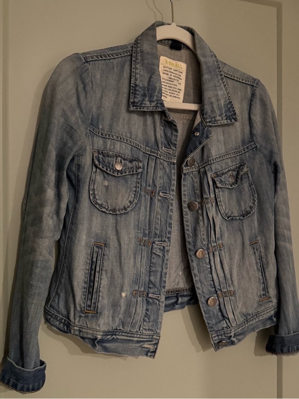Light Wash J. Crew Denim Jacket